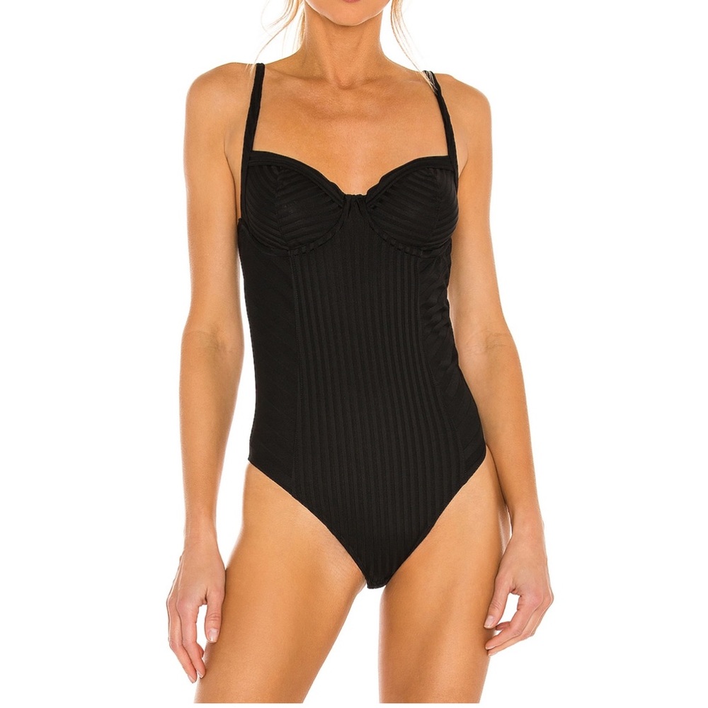 MOVING SALE - Allsaints Yuni Rib Bodysuit